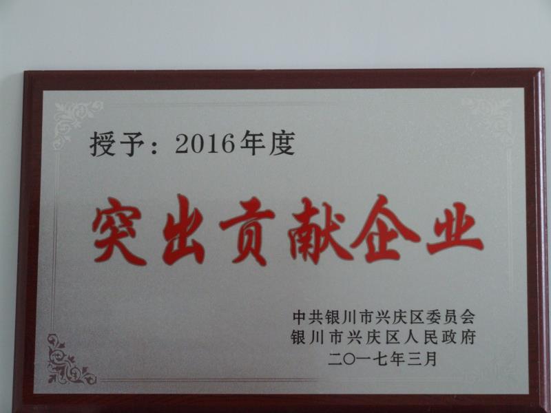 江南平台（中国）2016年度突出贡献企业